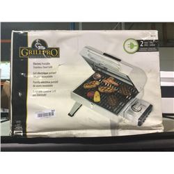Grill Pro Electric Portable Stainless Steel Grill