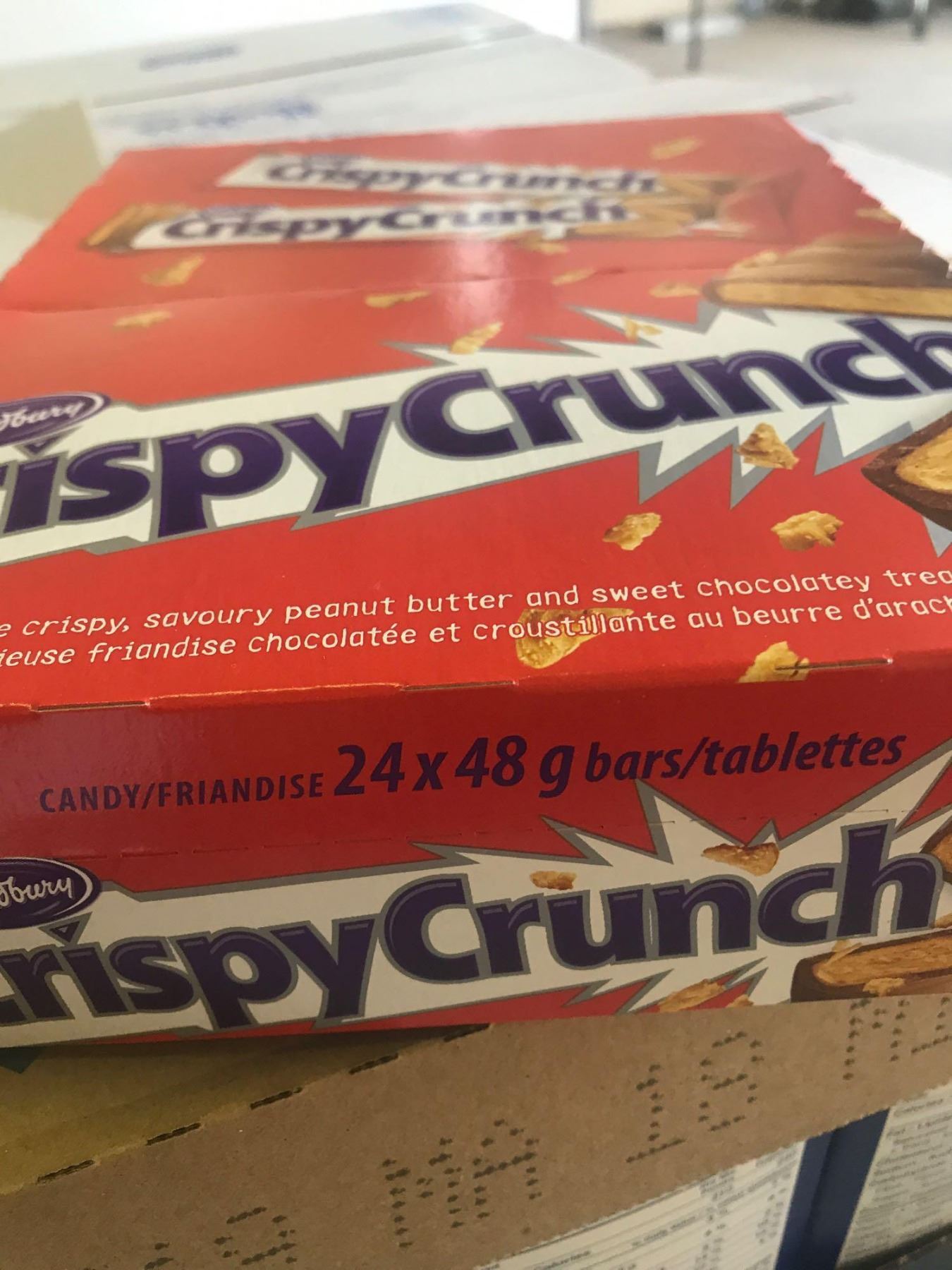 Lot of Crispy Crunch Candy Bars (24 x 48g) - A D Auction Depot Inc.