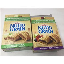 Lot of Kellogg's Nutri Grain Bars