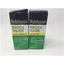 Lot of Robitussin Mucus & Phlegm Extra Strength (2 x 100ml)