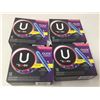 Image 1 : Lot of U by Kotex Regular Tampons (4 x 18)