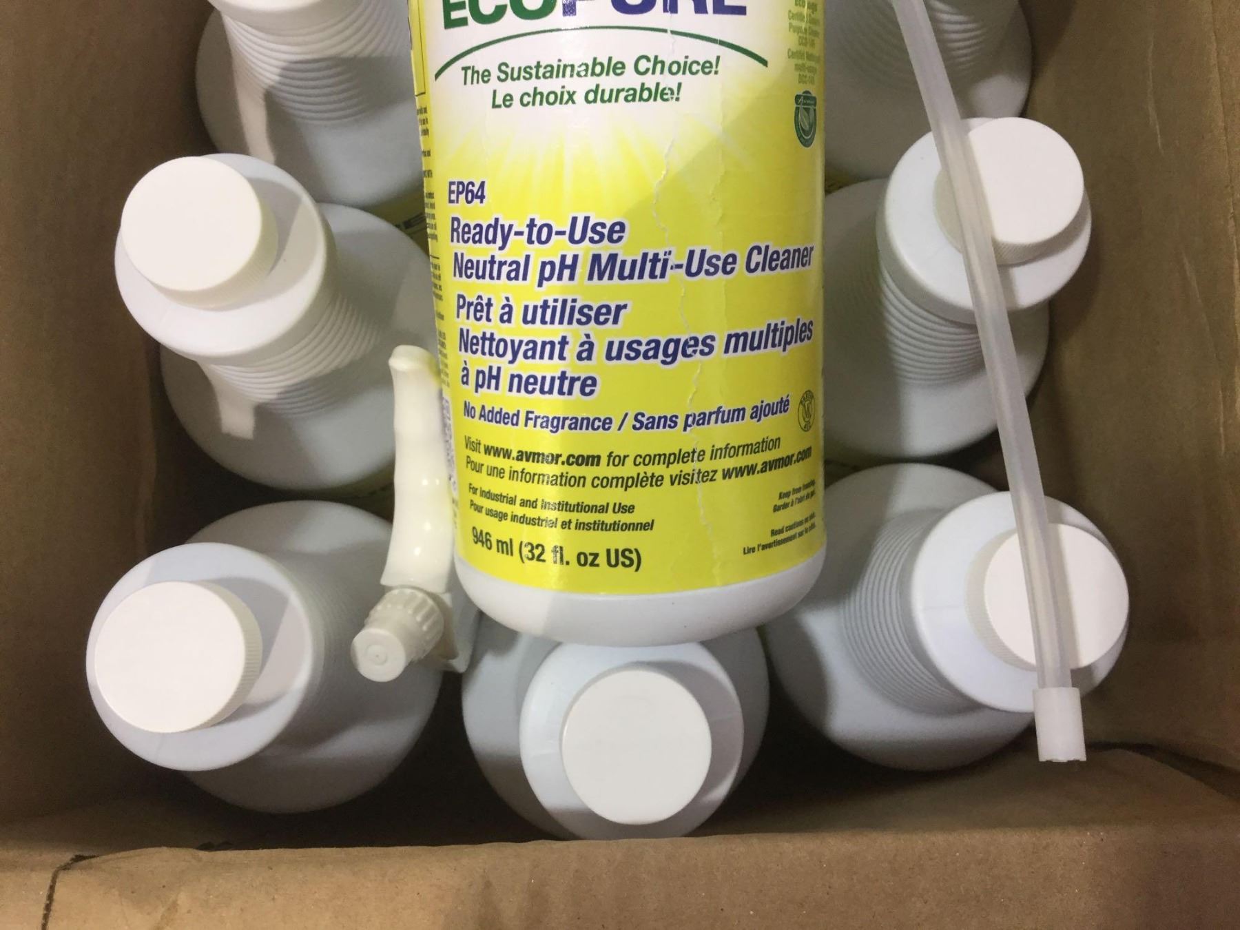 Lot of EcoPure Neutral pH Multi Use Cleaner (6 x 946ml)