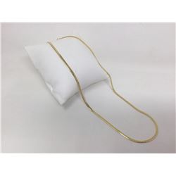 14kt G.P Herringbone Necklace