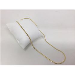 14kt G.P Herringbone Necklace