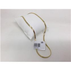 14kt G.P Herringbone Necklace