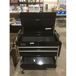 Williams 45" 2-Drawer Mechanics Cart, Black