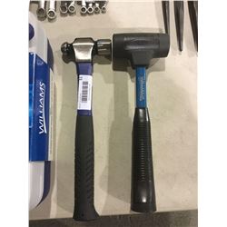 NEW Set of 2 Williams Ball Peen Hammer and Rubber Mallet