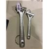 Image 1 : Williams 12" and 8" Adjustable Wrench Set Lot of 2