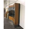 Image 2 : Upright Glass door double sided locking display cabinet with lights
