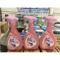 Lysol Fabric Mist Springtime (800mL) Lot of 3