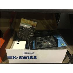 Box of Misc. Desktop Supplies