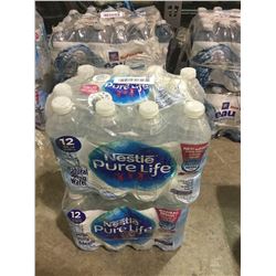 Nestle Pure Life Natural Spring Water (12 x 500mL) Lot of 2