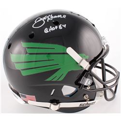 Joe Greene Signed North Texas Mean Green Full-Size Helmet Inscribed "CHOF 84" (Radtke COA)