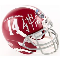AJ McCarron Signed Alabama 2011 National Champions Mini Helmet (JSA COA)
