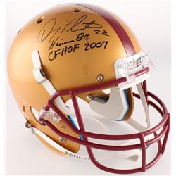 Doug Flutie Signed Boston College Eagles Full-Size Helmet Inscribed "Heisman 84"  "CHHOF 2007" (Radt