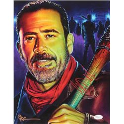 Jeffrey Dean Morgan Signed "The Walking Dead" 11x14 Photo (JSA COA)