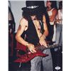 Image 1 : Slash Signed "Guns N' Roses" 11x14 Photo (PSA COA)