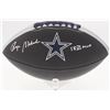 Image 1 : Roger Staubach Signed Cowboys Logo Football Inscribed "SB VI MVP" (JSA COA)