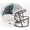 Image 1 : Devin Funchess Signed Panters Full-Size Speed Helmet (JSA COA)