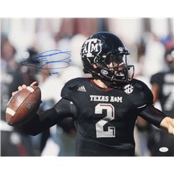 Johnny Manziel Signed Texas AM Aggies 16x20 Photo Inscribed "-12 HT" (JSA COA)