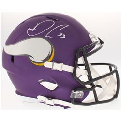 Dalvin Cook Signed Vikings Full-Size Custom Matte Purple Speed Helmet (JSA COA)