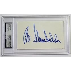 Bo Schembechler Signed Cut (PSA Encapsulated)