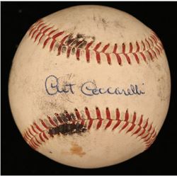 Art Ceccarelli Signed OAL Baseball (JSA COA)