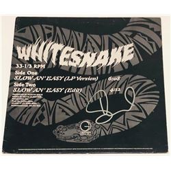 David Coverdale Signed "Slide It In" Vinyl Record Album Cover (PSA COA)