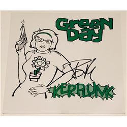 Billie Joe Armstrong Signed "Kerplunk" Vinyl Record Album Cover (PSA COA)