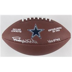 Randy White Signed Dallas Cowboys Logo Football Inscribed "HOF 94" (Schwartz COA)