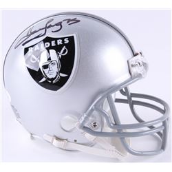Howie Long Signed Raiders Mini Helmet (JSA COA)