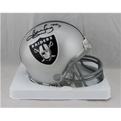 Howie Long Signed Oakland Raiders Mini Helmet (JSA COA)