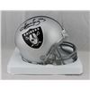 Image 1 : Howie Long Signed Oakland Raiders Mini Helmet (JSA COA)