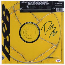 Post Malone Signed "Beerbongs  Bentleys" 12x12 Photo (PSA COA)