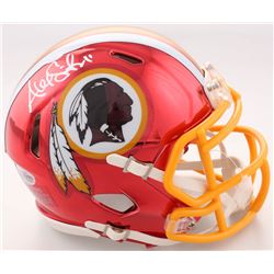 Alex Smith Signed Redskins Chrome Speed Mini Helmet (Beckett COA)
