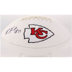 Kareem Hunt Signed Kansas City Chiefs Logo Football (JSA COA)