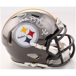 Jerome Bettis Signed Steelers Chrome Speed Mini Helmet (Beckett COA)