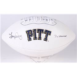 Tony Dorsett Signed Pittsburgh Panthers Logo Football Inscribed "76 Heisman" (JSA COA)