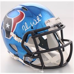 Deshaun Watson Signed Texans Chrome Speed Mini-Helmet (JSA COA)