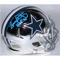 Tony Dorsett Signed Cowboys Chrome Speed Mini Helmet Inscribed "HOF '94" (Beckett COA)