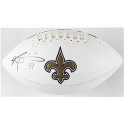 Ricky Williams Signed New Orleans Saints Logo Football (JSA COA)