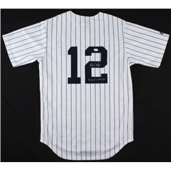 Wade Boggs Signed New York Yankees Jersey Inscribed "96 WS Champs" (JSA COA)
