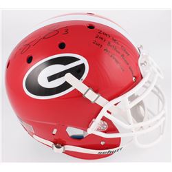Roquan Smith Signed Georgia Bulldogs Full-Size Authentic On-Field Helmet Inscribed "2017 SEC DPOY", 