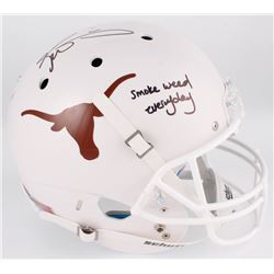 Ricky Williams Signed Texas Longhorns Full-Size Helmet Inscribed "Smoke Weed Everyday" (JSA COA)