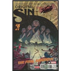 Stan Lee Signed 2014 "Original Sin" Issue #8 Marvel Comic Book (Lee COA)