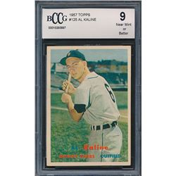 1957 Topps #125 Al Kaline (BCCG 9)