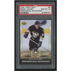 2005-06 Upper Deck Phenomenal Beginnings #6 Sidney Crosby (PSA 10)