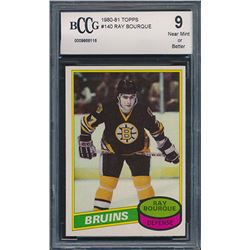 1980-81 Topps #140 Ray Bourque RC (BCCG 9)