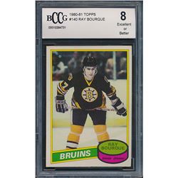 1980-81 Topps #140 Ray Bourque RC (BCCG 8)