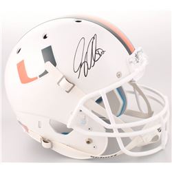 Greg Olsen Signed Miami Hurricanes Full-Size Helmet (Radtke COA)